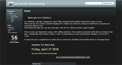 Desktop Screenshot of icescrewsharpening.com